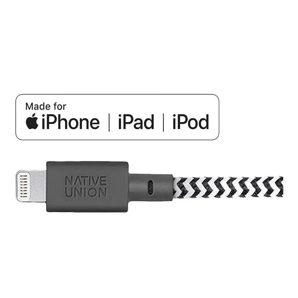 Native Union Night 10' Ft Braided weighted USB-A Cable - SHIPS FREE!